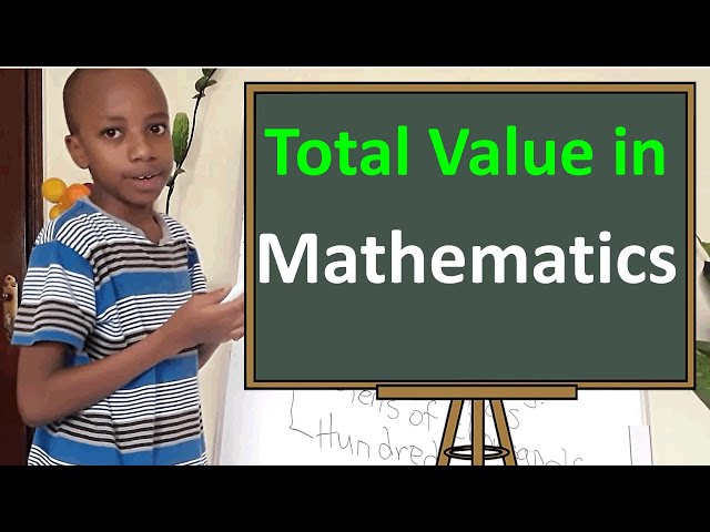 Understanding Total Value in Mathematics | Learn Maths  | Math Made Easy | Learn Mathematics Basics