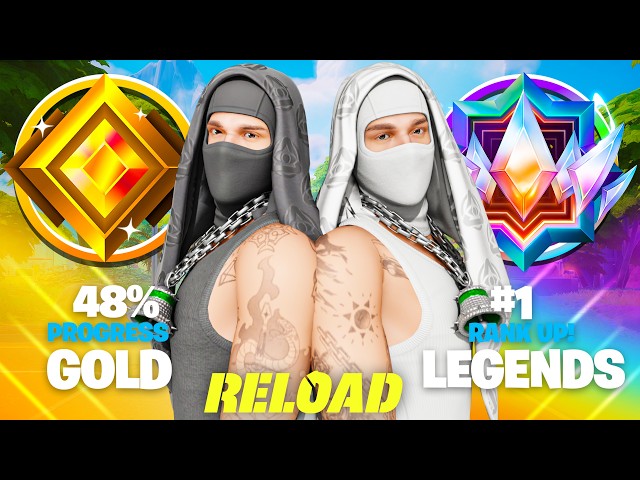 Gold to Unreal Legends SPEEDRUN.. (Fortnite Reload)
