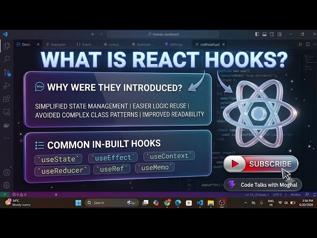 What is Hooks in React? Explained react Hooks.
