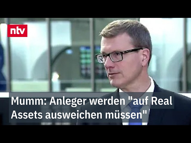 Mumm: Investors will "have to shift to real assets" | ntv