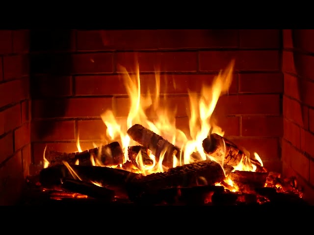🔥 Cozy Fireplace 4K 10 HOURS  Fireplace with Crackling Fire Sounds  Fireplace Ambience