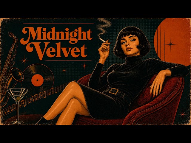 🔴Midnight Noir 🎷 Cozy Autumn Nights | 24/7 Dark Jazz Radio