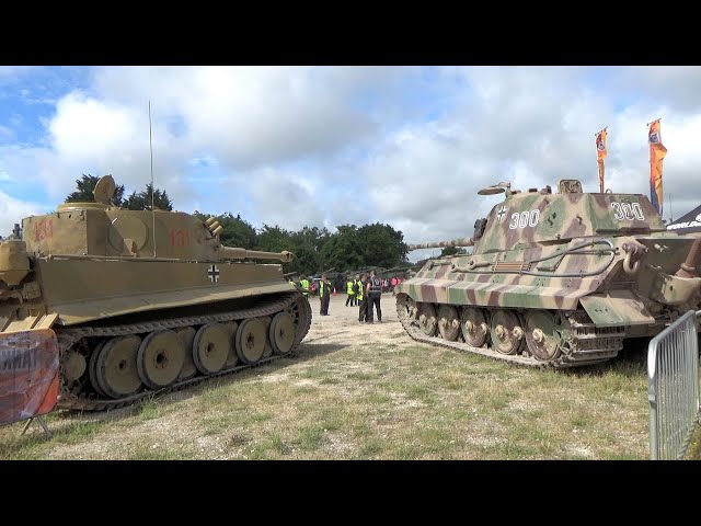 🇩🇪 Great Sounding King Tiger Tank & Tiger 131 Together In The UK