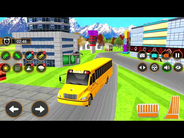 Free Android Roaming School Bus in City Patrol Vehicles Gameplay #game #gameplay #free #android