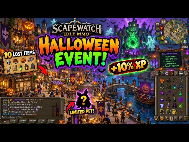 A NEW Halloween Event Just Hit This RuneScape-Like Idle MMO!