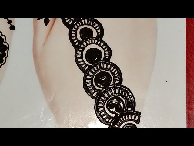 Easy & Stylish Modern Bracelet Mehndi🌿 Design Tutorial😍 | New Bold Backhand Mehndi 2026😊🌿