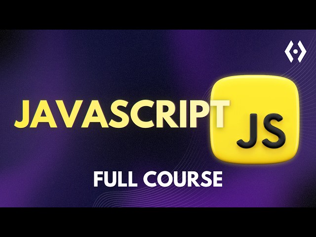JavaScript Full Course for Beginners 2025 | Learn JavaScript in One Video (Basics to Advanced )