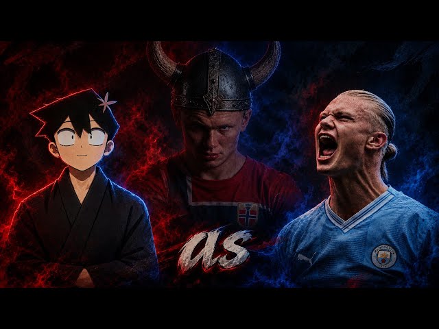 🇬🇧🇺🇸🇧🇷🇷🇺 VIKING || Komi can't communicate react to Tadano as Erling Haaland || gacha react