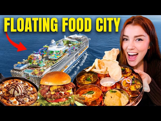 I Ate My Way Through the BIGGEST Cruise Ship in the World! (Legend of the Seas!)