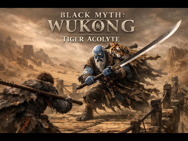 Black Myth: Wukong Boss Fight #014 | Tiger Acolyte | PS5 Gameplay (4K 60FPS)