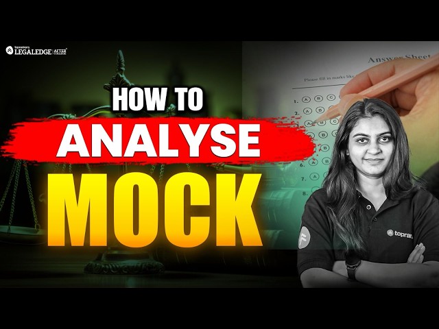 CLAT PG Mock Test Analysis Best Strategy 2027 🔥How to Analyse CLAT PG Mocks for Better Rank #clatpg