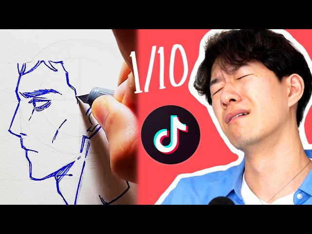 RATING TIKTOK ART TUTORIALS 🥲 19