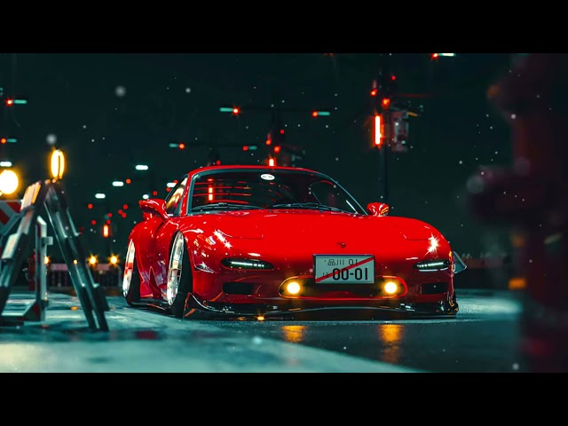 Red Mazda RX-7 (4K Live Wallpaper : Desktop) 1 Hour No Music #livewallpaper