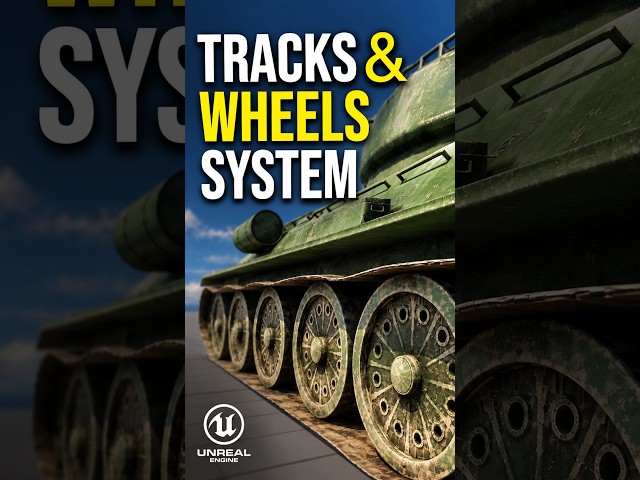 How to make perfect tank tracks #unrealengine #gamedev  #3dgamedevelopment