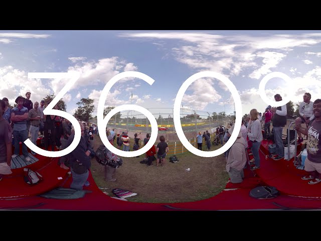 360° VIDEO - 2016 Formula 1 Australian Grand Prix Trackside Turn 5b (Whiteford)