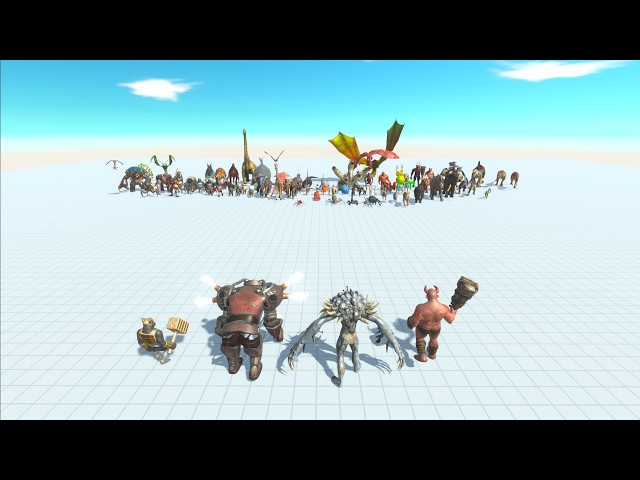 Goro Ghor hammer scourge ogre lord vs faction animal revolt battle simulator