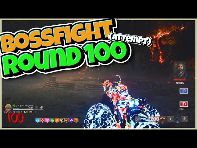 ROUND 100 BOSSFIGHT ATTEMPT  |  Citadelle de morts  |  Black Ops 6 Zombies