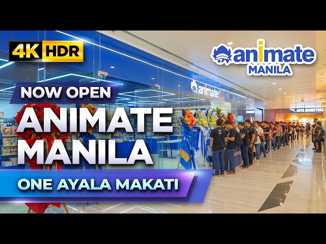 NOW OPEN! ANIMATE MANILA | Japan's Famous Anime Store Is Now in the Philippines | One Ayala Makati