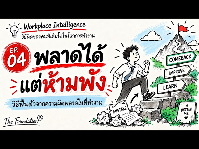 วิธีฟื้นตัวจากความผิดพลาดในที่ทำงาน | Workplace Intelligence EP04