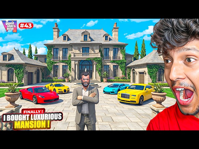 MICHAEL GIFTING NEW $100,000,000 LUXURY MANSION in GTA 5 REAL LIFE!🤑 #43