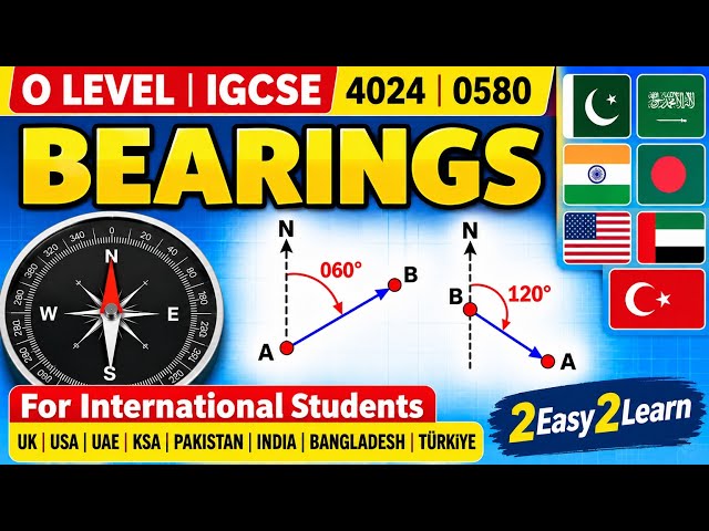 Bearing | IGCSE | GCSE | O Level | Edexcel | Mathematics | International Students 
