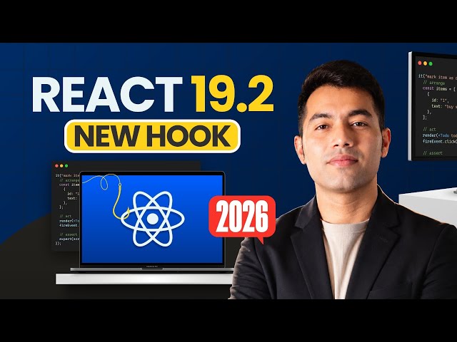 React 19 useActionState Hook Explained 🔥 Old vs New Syntax + Real Project | React 19 in 2026