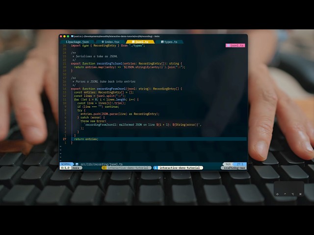 How to build a self-typing editor demo with Waku + CodeMirror