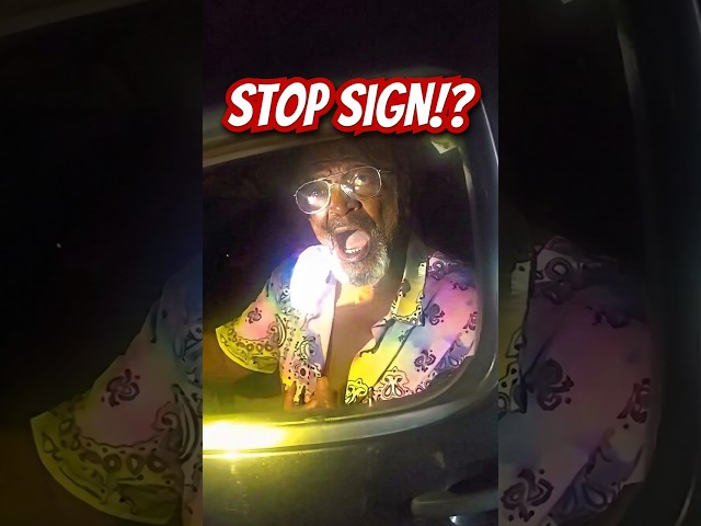 What Stop Sign Man!? 🛑🤯 #cops #police #bodycam