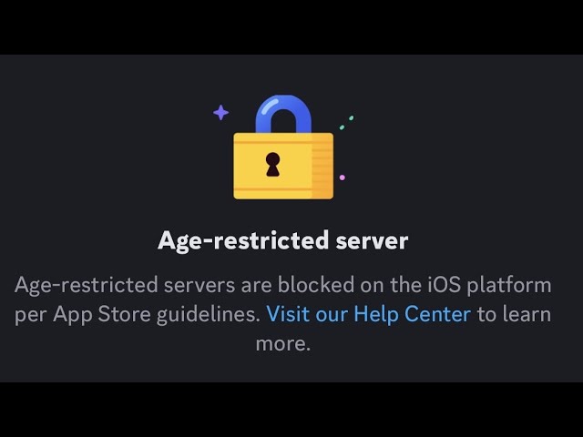 How to access age restricted servers on IOS