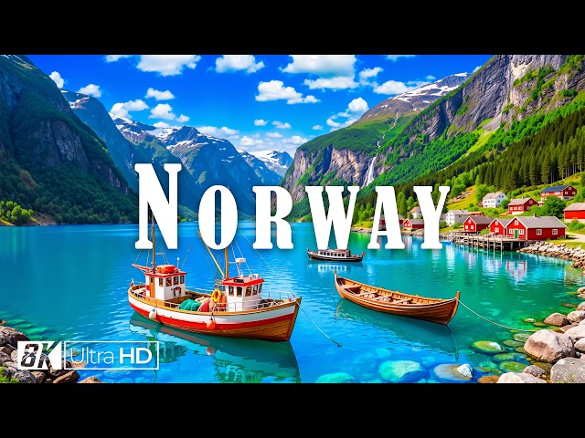 NORWAY 8K Virtual Tour 🇳🇴 🌊 Geirangerfjord, Trolltunga & Majestic Norwegian Fjords 🏞️
