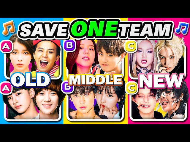 OLD vs MIDDLE vs NEW✨Kpop Edition🔥SAVE ONE SONG - Kpop Quiz 2024