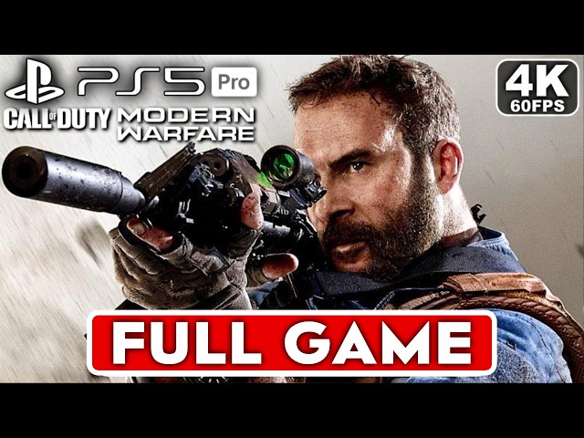 CALL OF DUTY MODERN WARFARE Gameplay Walkthrough Campaign FULL GAME [4K 60FPS PS5] - No Commentary