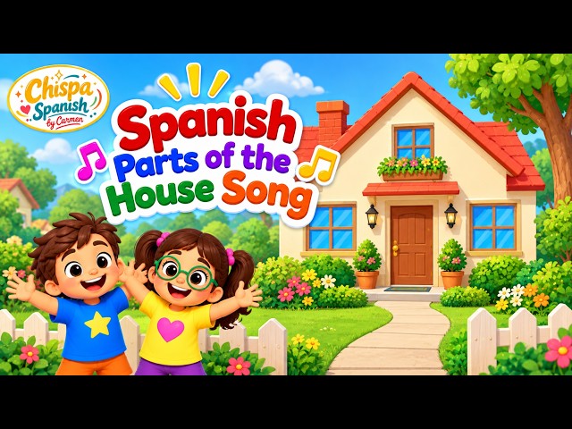 Spanish Parts of the House Song | Learn Spanish for Kids