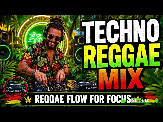 Techno Reggae Mix | Hypnotic Melodic Techno for Reading and Deep Concentration