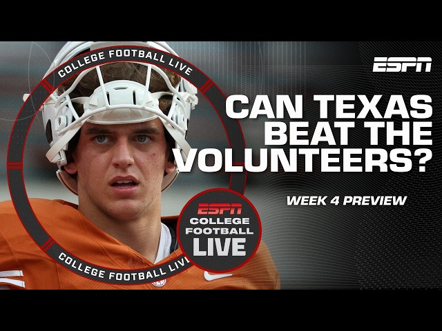 Texas vs. Tennessee Preview 🏈 Can Arch Manning handle the road test? | College Football Live