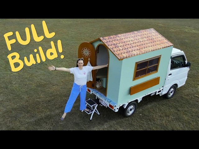 I built a MICRO CAMPER from START to FINISH (Complete DIY Japanese Kei Truck Build)