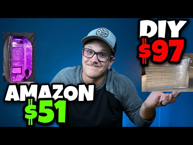 DIY GROW BOX VS. AMAZON GROW TENTS