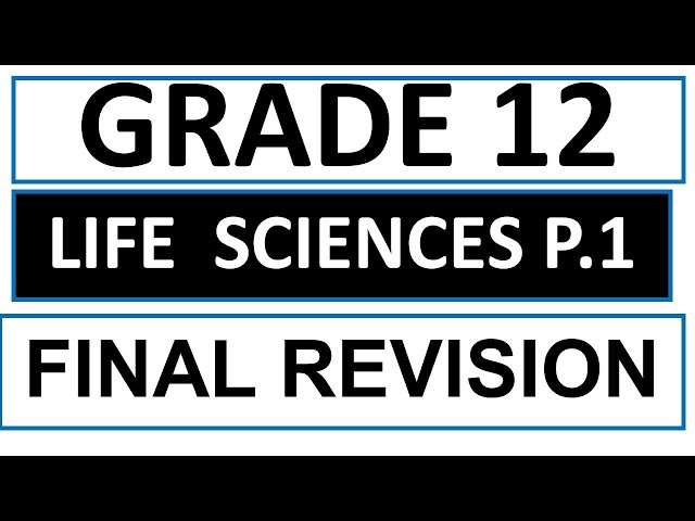 LIFE SCIENCES PAPER 1 FINAL REVISION 2025  GRADE 12 2025 FINAL EXAMS  NOVEMBER PREP THUNDEREDUC