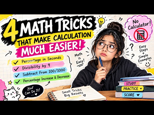 Math Tricks Every Student Should Know Before an Exam! #mathstricks #maths