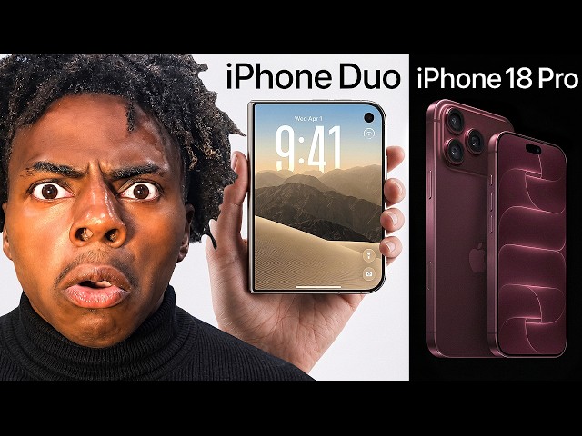 iShowSpeed Reacts To The iPhone 18 & Duo Reveal..
