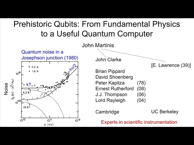 Prehistoric Qubits: From Fundamental Physics to a Useful Quantum Computer