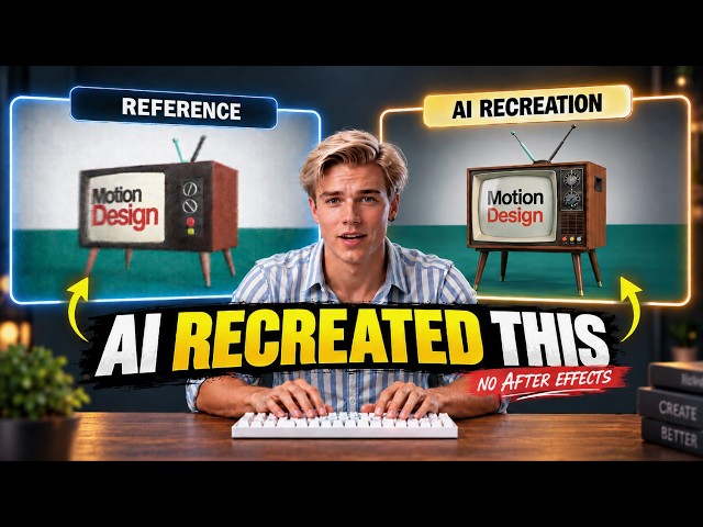 How I Recreated VIRAL 3D Motion Graphics With AI (No After Effects)
