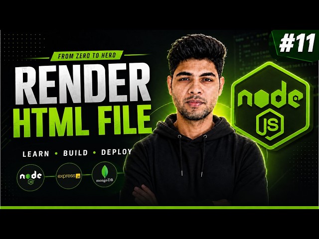 How to Render HTML File in Node.js | Serve HTML Pages Using HTTP & FS Module
