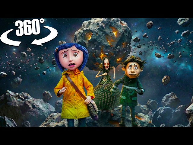 CORALINE VS BELDAM Movie Compilation! VR360 Video