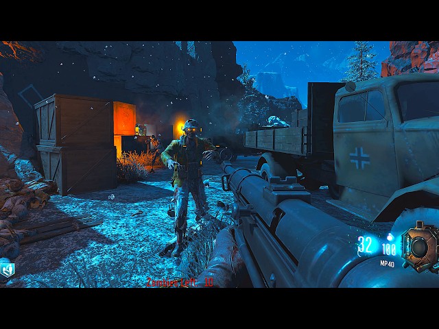 COD Black Ops III Zombies: Snowfall  Full  Gameplay (No Commentary - 4K 60FPS)