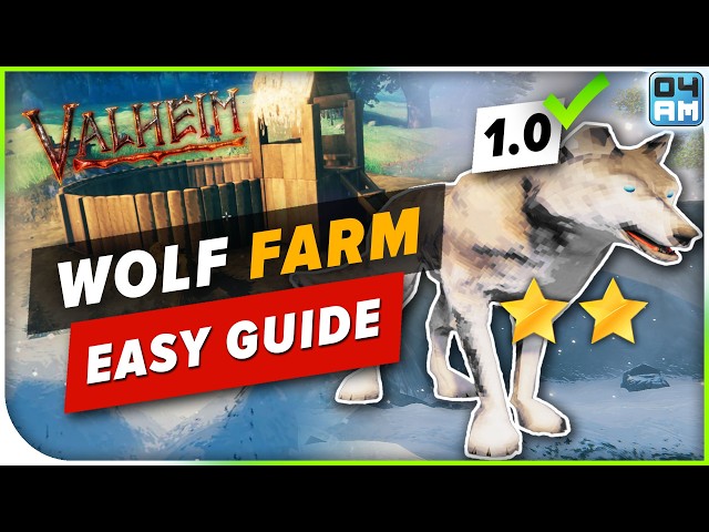 Valheim 1.0 Wolf Farm Guide - INFINITE Meat & Hides Made EASY!