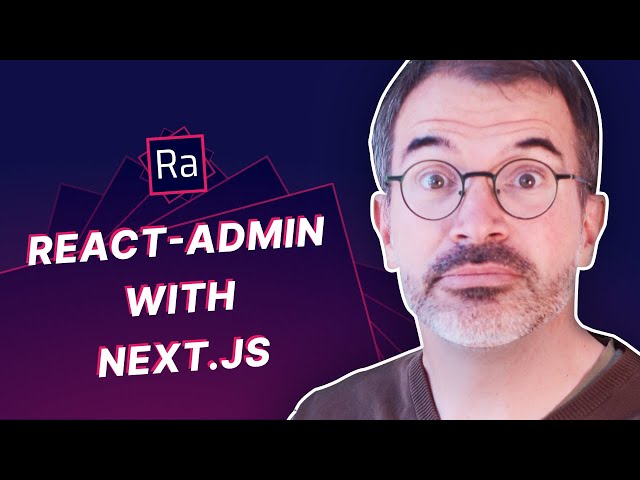 React admin in Next js