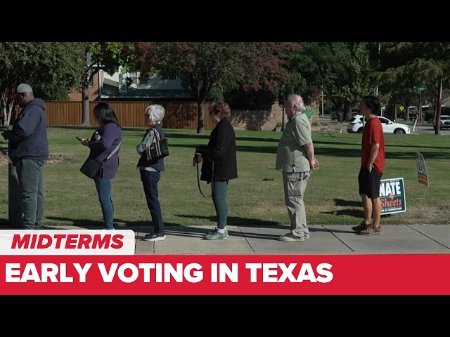Early voting brings out big numbers in Texas | Headlines