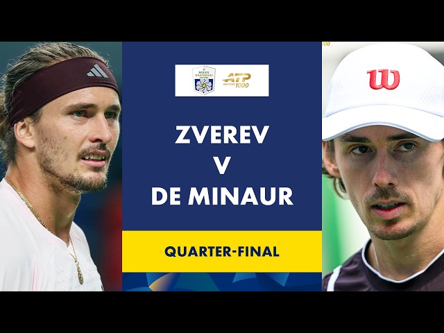 Alexander Zverev vs Alex de Minaur Highlights | Rolex Shanghai Masters 2026