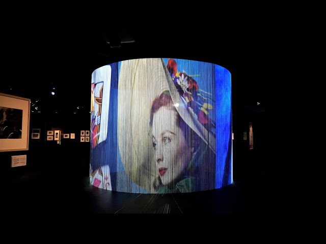 Projection Mapping on 360 Degree String Curtain | S-CUBE
